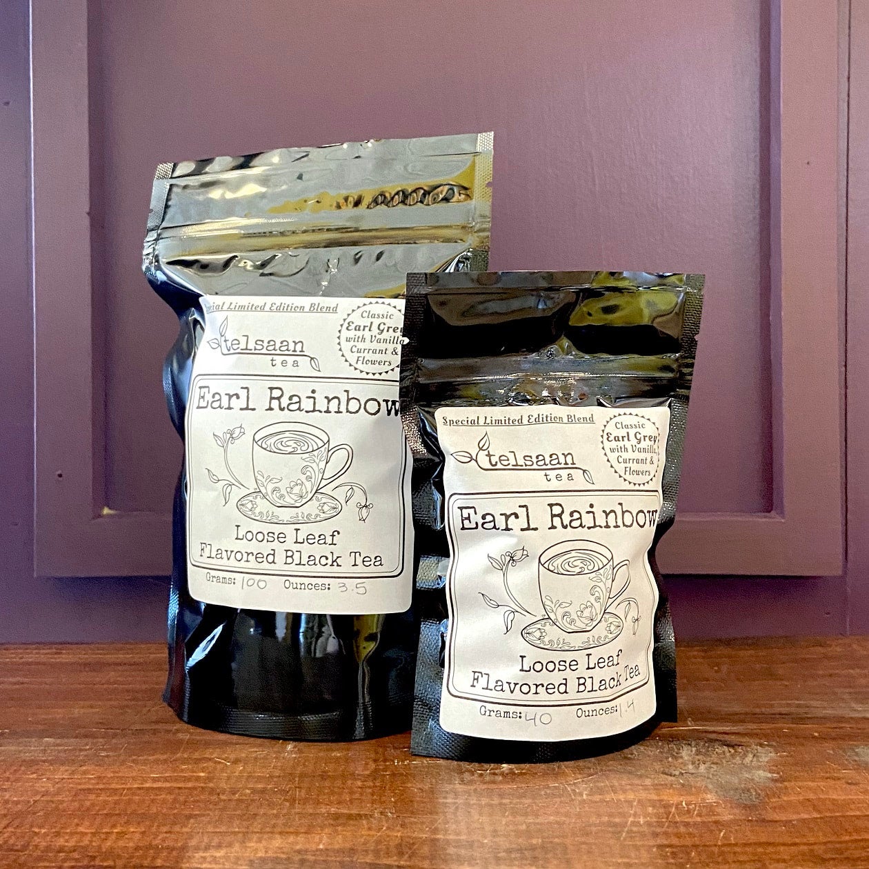 Raingoz Tea Earl Grey Rainbow Black Tea from Telsaan Tea | Telsaan Tea
